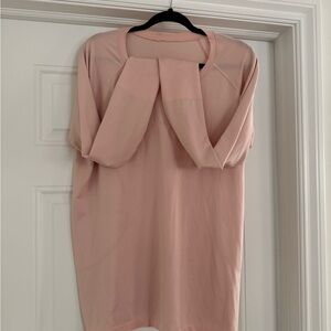 Long Sleeve - Hip Length - Lt. Pink Lululemon Swiftly Tech - Size 16